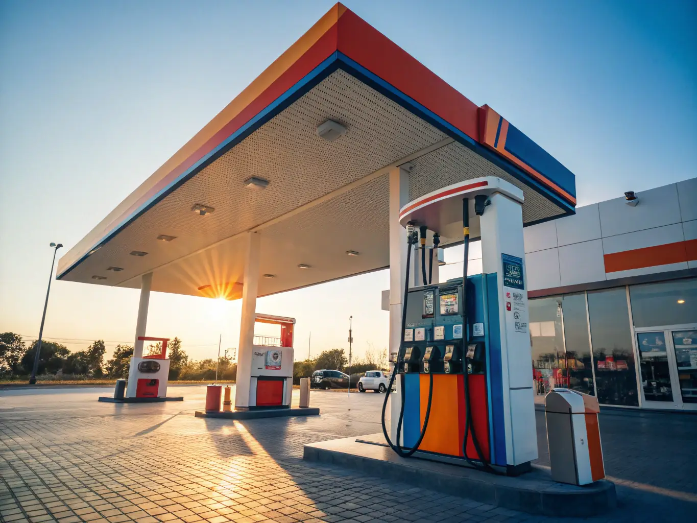 A high-quality image of gasoline being pumped into a car.